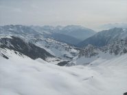 panorama dal colle...il vallone di discesa