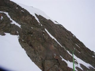 il colletto e a sx  la cima del Malinvern