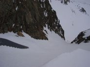 sguardo sul lato opposto, couloir sud ovest