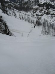 parte inferiore del canalone