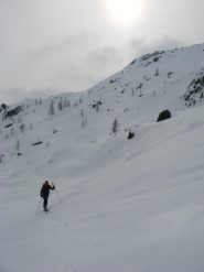 imboccando il canalino