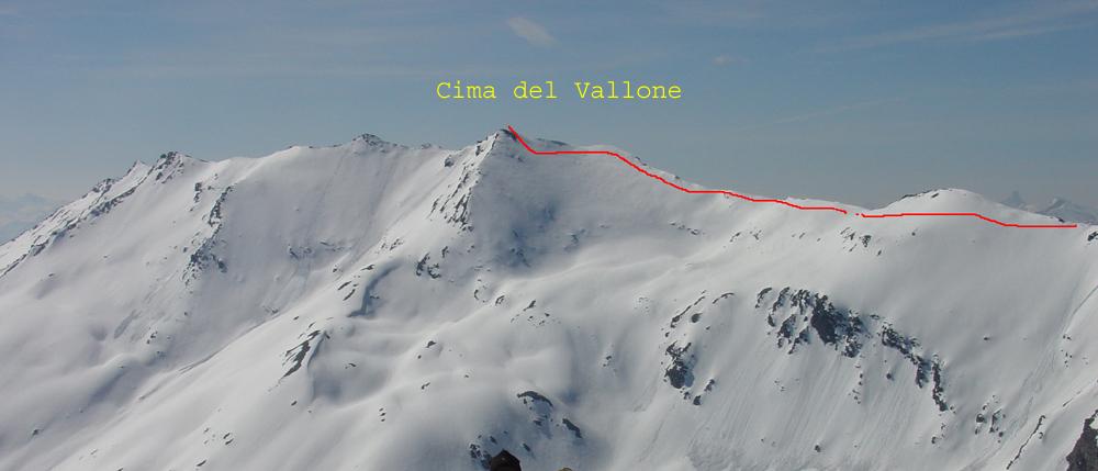 Cima del Vallone versante Modane