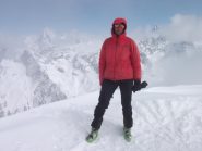 4° gg. io in cima alla Pigne bello cotto!!