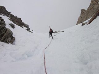 1° gg. discesa in doppia dal col du Chardonnet
