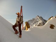 io ad inizio del traverso con la gopro sulla capa in prova!