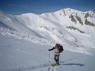 il vallone di salita al colletto