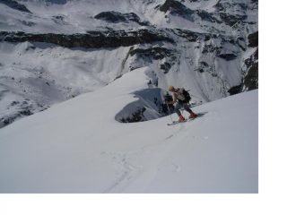 Dalla vetta...ecco le prime curve...