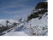 Non si puo' non notare il Monviso salendo...