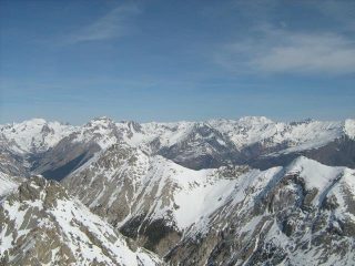 panorama dalla cima verso Nord