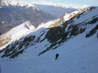 in salita nel canale alto
