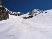 Parte finale del canale su morbido velluto.