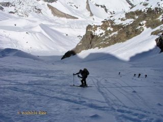 Parte alta del canale.
