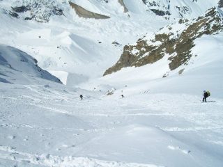 il canale in discesa