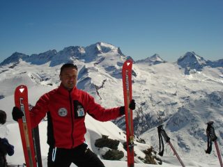 La spettacolare vista sul Gran Paradiso