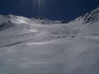 vallone durante la discesa