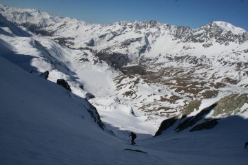 sui pendii della parte alta