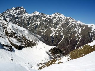 le pareti rocciose del Matto