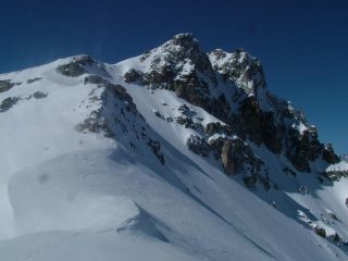 Tratto finale dopo il Colle a sinistra