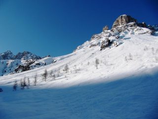 pendii da risalire sopra Prato Ciorliero