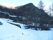 Neve fin dalla partenza, ma ancora per poco....