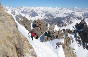 il breve tratto da fare a piedi .. con cautela