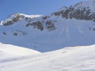 gli ultimi 600 m di dislivello verso la punta.