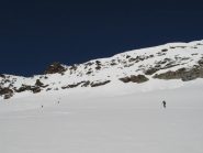 ghiacciaio e canalino di salita