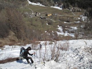 ultimi metri sulla neve