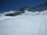 parte alta del pendio