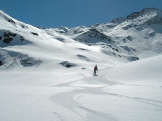 discesa dal Col Fontaines