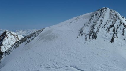 Il Piz Zupo visto dal Piz d'Argent