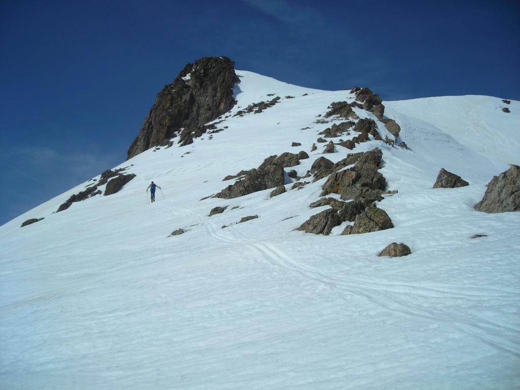 Sotto la cima.dell'Agnel