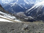 vista su Cogne dalla mia posizione