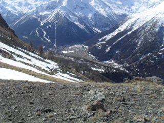 vista su Cogne dalla mia posizione