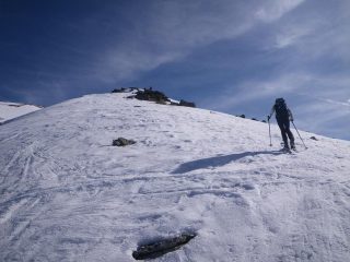 pochi metri dalla cima