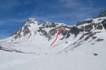 l'altro possibile canale di discesa (35°)