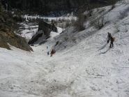 ultime curve nel canale prima del piano