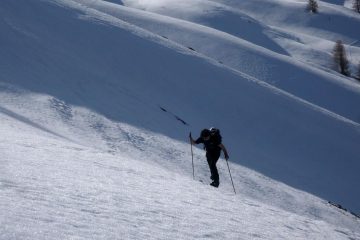 In salita