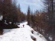 La neve sulla stradina