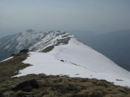 La cresta in discesa