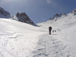 verso la parte alta dell'itinerario