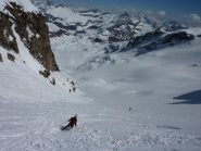scendendo verso la Svizzera
