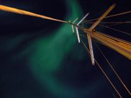 aurora boreale dalla barca