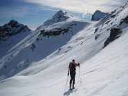 sullo sfondo: colle del Sabbione e Punta Pian Paris