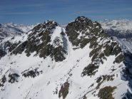 dalla cima: il canale est del monte Orsiera  