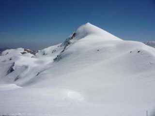 la cresta verso il Tibert dal col intersile