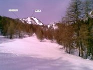 vista delpercorso  da circa quota 1600 mt