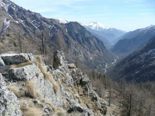 Cresta di salita verso Grange Elevazione