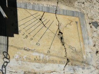 La bella meridiana di Albaretto