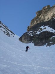 Ultimi tratti con gli sci